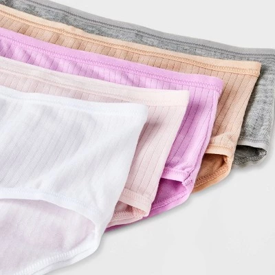 Girls' 5pk Ribbed Hipster - art class™ 5 Girls' 5pk Ribbed Hipster - art class™ - Image 3