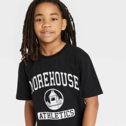 Boys' Morehouse Short Sleeve Graphic T-Shirt - art class™ Black
