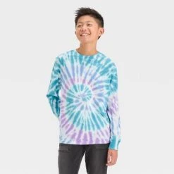 Boys' Swirl Tie-Dye Long Sleeve Graphic T-Shirt - art class™ Purple/Green/White 17 Boys' Swirl Tie-Dye Long Sleeve Graphic T-Shirt - art class™ Purple/Green/White -Art Class shop GUEST 0cb08497 d9ec 4069 ad5d b6ef87061c56 5