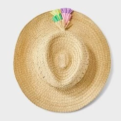 Girls' Paper Straw Cowboy Hat - art class⢠Pink