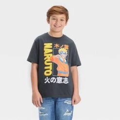 Boys' Naruto Short Sleeve Graphic T-Shirt - art class™ Charcoal Gray -Art Class shop GUEST 15dfe02e 3a43 4951 b168 04001af37abb 5