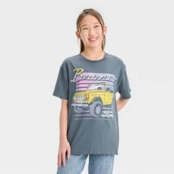 Girls' Short Sleeve 'Ford Bronco' Oversized Graphic T-Shirt - art class™ Gray -Art Class shop GUEST 16056d08 70ef 4162 94c9 cb6b4d6a8d3c 2