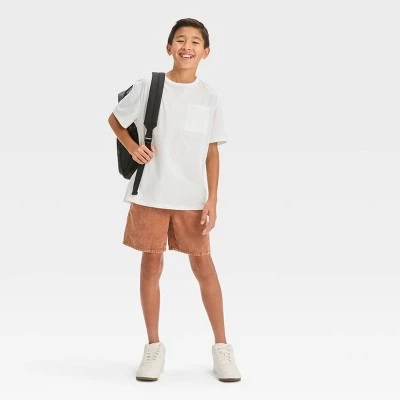 Boys' Pull-On Denim Shorts - art class™ Teal Green 4 Boys' Pull-On Denim Shorts - art class™ Teal Green - Image 2