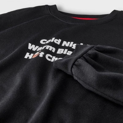 Girls' 2pc Full Sleeve Graphic Sweatshirt and Shorts Pajama Set - art class™ Cream 4 Girls' 2pc Full Sleeve Graphic Sweatshirt and Shorts Pajama Set - art class™ Cream - Image 2