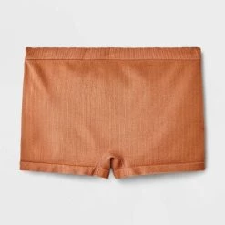 Girls' 5pk Seamless Boyshorts Scallop Waistband Underwear - art class™ Blue