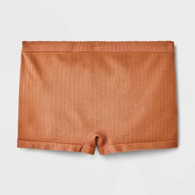 Girls' 5pk Seamless Boyshorts Scallop Waistband Underwear - art class™ Blue 3 Girls' 5pk Seamless Boyshorts Scallop Waistband Underwear - art class™ Blue