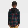 Boys' Flannel Plaid Hooded Long Sleeve Button-Down Shirt - art class™ Multicolor -Art Class shop GUEST 247bd312 caf9 4441 bd45 ba32709f6a4e