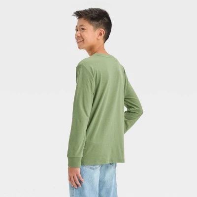 Boys' Jeep Long Sleeve Graphic T-Shirt - art class™ Green 4 Boys' Jeep Long Sleeve Graphic T-Shirt - art class™ Green - Image 2