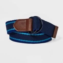 Kids' Reversible Striped Belt - art class™ Blue -Art Class shop GUEST 350a960f e414 476a ac72 2c869a23b4d6