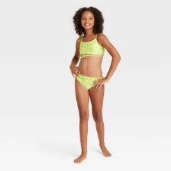 Girls' Make a Wish 2pc Bikini Set - art class™ Lime Green -Art Class shop GUEST 378ce535 dedf 4400 9f84 44e66e363aa2 3