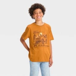 Boys' Bronco Short Sleeve Graphic T-Shirt - art class™ Brown -Art Class shop GUEST 38f5fe65 faf9 486d a638 d00940e080cc