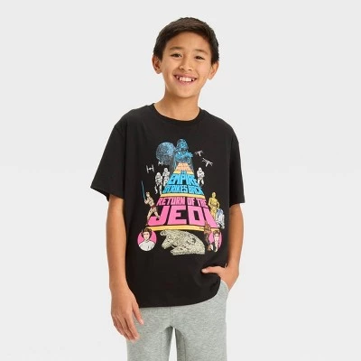 Boys' Short Sleeve Star Wars Graphic T-Shirt - art class™ Black 8 Boys' Short Sleeve Star Wars Graphic T-Shirt - art class™ Black - Image 6
