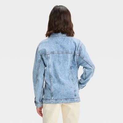 Girls' Oversized Jacket - art class™ Blue Denim 3 Girls' Oversized Jacket - art class™ Blue Denim