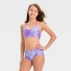Girls' 'Sweet Flutter' Tie-Dye Rash Guard Set - art class™ Violet -Art Class shop GUEST 4cb48f5b f0f3 4103 a4c6 229b095ac17a