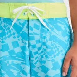 Boys' Checkered Swim Shorts - art class™ Blue