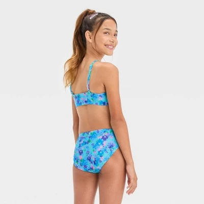 Girls' 'Blurred Lines' Floral Printed Bikini Set - art class™ 4 Girls' 'Blurred Lines' Floral Printed Bikini Set - art class™ - Image 2