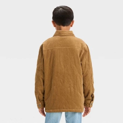 Boys' Quilted Corduroy Jacket - art class™ Brown 3 Boys' Quilted Corduroy Jacket - art class™ Brown