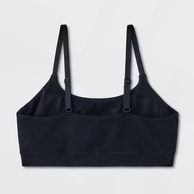 Girls' Ribbed Pullover Bralette - art class™ Black 3 Girls' Ribbed Pullover Bralette - art class™ Black