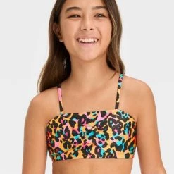 Girls' 'Wild Summer' Cheetah Printed Bikini Set - art class™