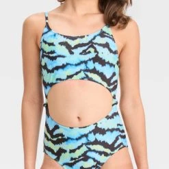 Girls' Tiger Dream One Piece Swimsuit - art class™