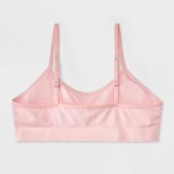 Girls' 2pk 'Floral' Seamless Ruched Bra - art class™ White