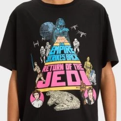 Boys' Short Sleeve Star Wars Graphic T-Shirt - art class⢠Black