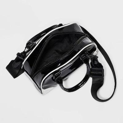 Girls' Bowler Crossbody Bag - art class™ Black 4 Girls' Bowler Crossbody Bag - art class™ Black - Image 2