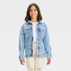 Girls' Oversized Jacket - art class™ Blue Denim 12 Girls' Oversized Jacket - art class™ Blue Denim -Art Class shop GUEST 7c88baad c994 4a58 ac6b 64639da83a56