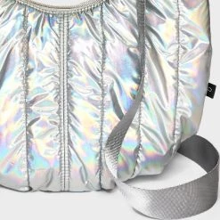 Girls' Puffer Crossbody Bag - art class™ Silver -Art Class shop GUEST 8267ee92 1e0b 4fd4 87ec 443ef29e6c1c