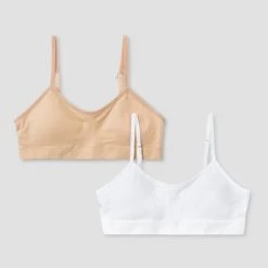 Girls' Solid 2pk Seamless Bra - art class™ Beige -Art Class shop GUEST 8f4d273d dfda 4d6e b757 44c13cbc5b3c 2