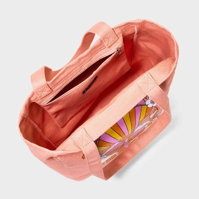 Kids' Graphic Tote Bag with Pocket - art class™ Pink 4 Kids' Graphic Tote Bag with Pocket - art class™ Pink - Image 2