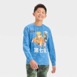 Boys' Naruto Long Sleeve Graphic T-Shirt - art class™ Blue -Art Class shop GUEST 9a6f173e 0fd4 410e b18e a6bf97a32053 1