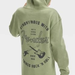 Boys' Fender Guitar Pullover Hoodie - art class⢠Green