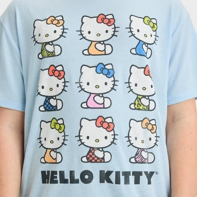Girls' Short Sleeve Oversized Hello Kitty Graphic T-Shirt - art class™ Blue 3 Girls' Short Sleeve Oversized Hello Kitty Graphic T-Shirt - art class™ Blue