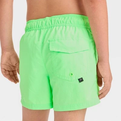 Boys' Snappy Solid Swim Shorts - art class™ Green 3 Boys' Snappy Solid Swim Shorts - art class™ Green