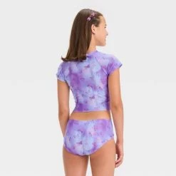 Girls' 'Sweet Flutter' Tie-Dye Rash Guard Set - art class™ Violet 13 Girls' 'Sweet Flutter' Tie-Dye Rash Guard Set - art class™ Violet -Art Class shop GUEST abdca0c6 328e 4887 9d70 8f60c7a54ddc