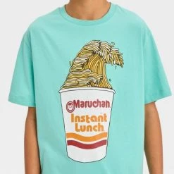 Boys' Short Sleeve Maruchan Ramen Graphic T-Shirt - art class™ Aqua Blue