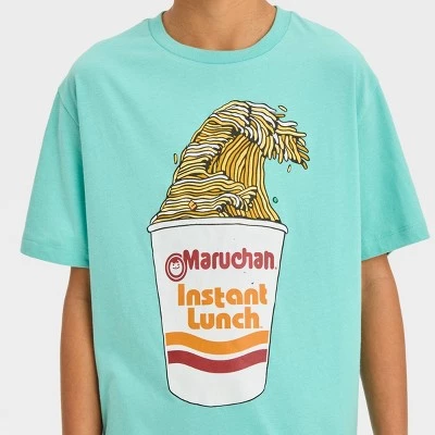 Boys' Short Sleeve Maruchan Ramen Graphic T-Shirt - art class™ Aqua Blue 3 Boys' Short Sleeve Maruchan Ramen Graphic T-Shirt - art class™ Aqua Blue