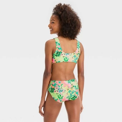 Girls' 'Patch it Up' Floral Printed One Piece Swimsuit - art class™ 4 Girls' 'Patch it Up' Floral Printed One Piece Swimsuit - art class™ - Image 2