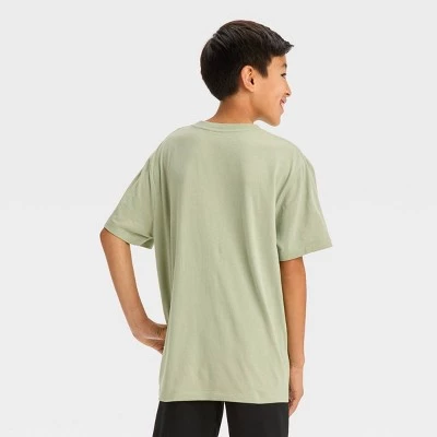 Boys' Short Sleeve Graphic T-Shirt 'Chill Out' - art class™ Olive Green 4 Boys' Short Sleeve Graphic T-Shirt 'Chill Out' - art class™ Olive Green - Image 2