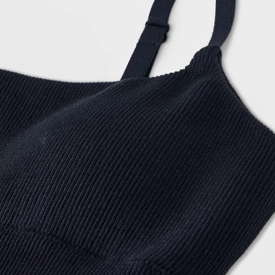 Girls' Ribbed Pullover Bralette - art class™ Black 4 Girls' Ribbed Pullover Bralette - art class™ Black - Image 2