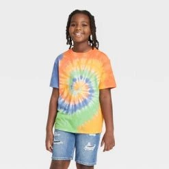 Boys' Tie-Dye Short Sleeve T-Shirt - art class™ Orange/Purple/Green -Art Class shop GUEST b9f4e39f 8d4b 4be8 8677 420f958de42c 4