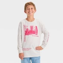 Boys' Redwood Trees Long Sleeve Graphic T-Shirt - art class™ Light Gray -Art Class shop GUEST c934f0e1 39c3 4b6e a071 12522f29dc7d 3