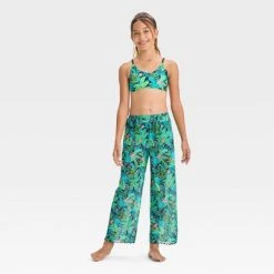 Girls' Feeling Tropical Floral Printed Bikini Set - art class™ -Art Class shop GUEST d0f26f13 b47c 4b9a bff0 d100fd59f016 1