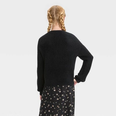 Girls' Crewneck Pullover Sweater - art class™ Green 2 Girls' Crewneck Pullover Sweater - art class™ Green