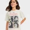 Girls' Short Sleeve Oversized The Beatles Graphic T-Shirt - art class™ Off-White -Art Class shop GUEST d987d952 736f 4588 ab00 564d54cfc2f0