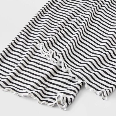 Girls' Pointelle Tank And Pant Pajama Set - art class™ Black 5 Girls' Pointelle Tank And Pant Pajama Set - art class™ Black - Image 3