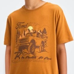 Boys' Bronco Short Sleeve Graphic T-Shirt - art class⢠Brown