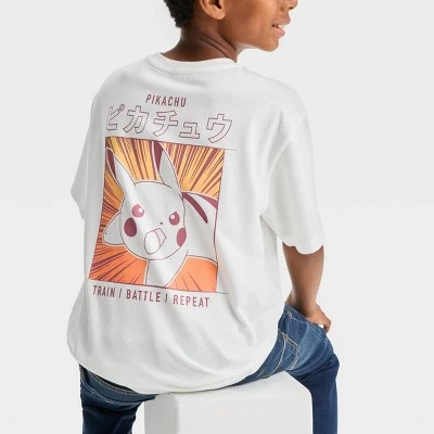 Boys' Pikachu Short Sleeve Graphic T-Shirt - art class™ Cream 3 Boys' Pikachu Short Sleeve Graphic T-Shirt - art class™ Cream