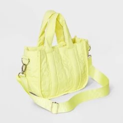 Kids' Mini Crossbody Bag with Quilted Icons - art class™ Yellow